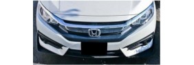 Lip avant Honda Civic 2016-21 Sedan  ( Couleur fibre de carbone ) 